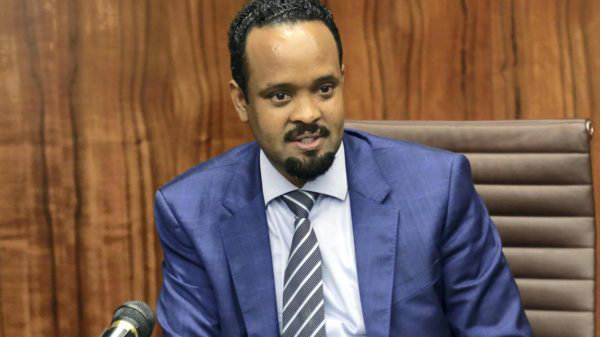 Finance Minister Ahmed Shide