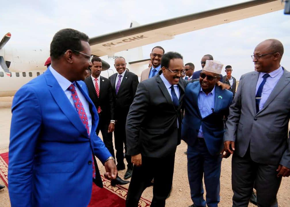 Farmaajo oo gaaray Dhuusamareeb22