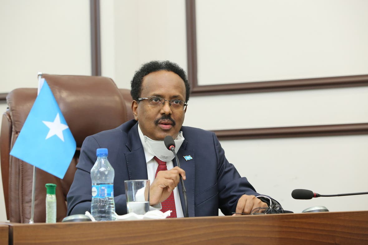 Farmaajo oo khudbad ka jeedinaya Xarunta golaha shacabka