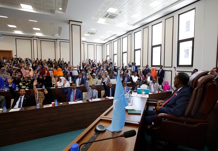 Xildhibaanada golaha shacabka oo codka kalsoonida ah siiyay Rooble