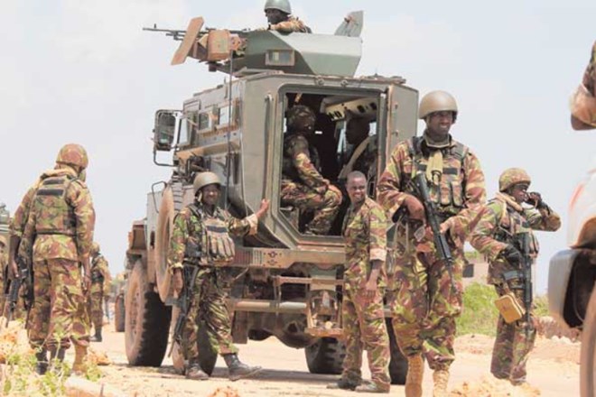 Ciidamada Kenya ee Soomaaliya jooga