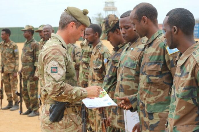 Ciidamada Qaranka Somaliya oo tababar ku jira