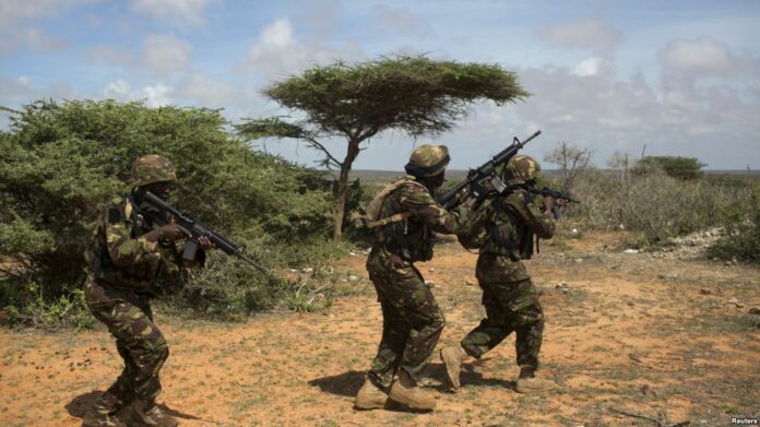 Ciidamada Kenya oo dagaal ku jira