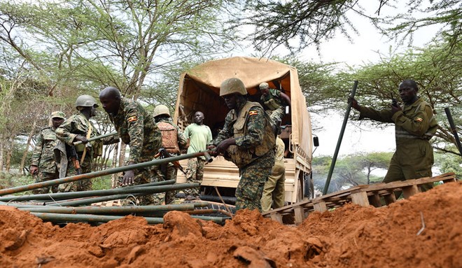 Ciidamada AMISOM ee ku sugan Somaliya