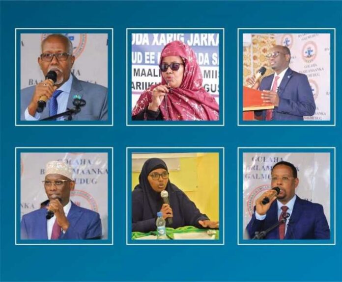 Lixda senater ee maanta lagu doortay Dhuusamareeb
