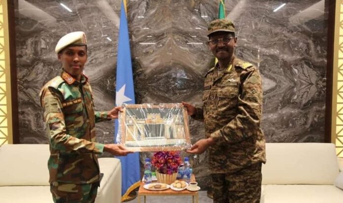 Odawaa iyo taliyaha ciidamada itoobiya
