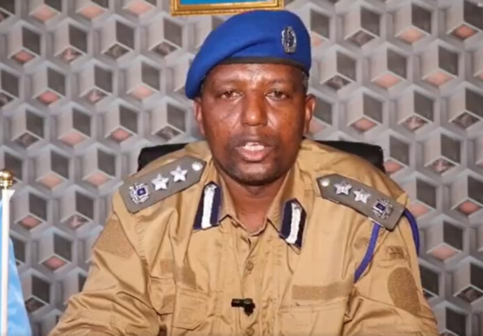 Taliyaha ciidanka booliska gobolka Bay Gaashaanle Amiin