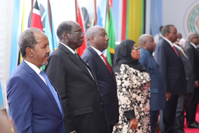 Madaxweyne Xasan oo ku sugan Arusha