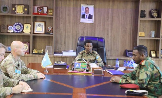 Gen. Odawaa oo la shirka Saraakiil ka socota Mareykanka