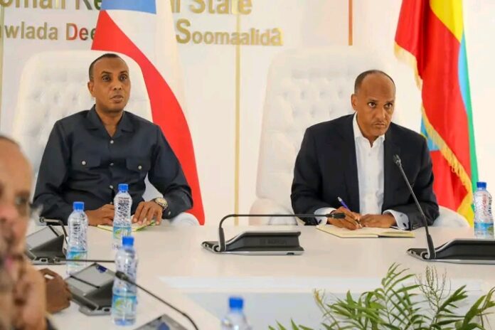 RW Xamse iyo Madaxweynaha dowlad deegaanka Soomaalida Itoobiya