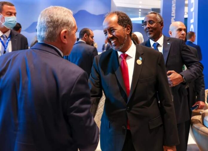 Madaxweyne Xasan oo ka qeybgalay Shirka cimilada adduunka ee Sharma Sheekh